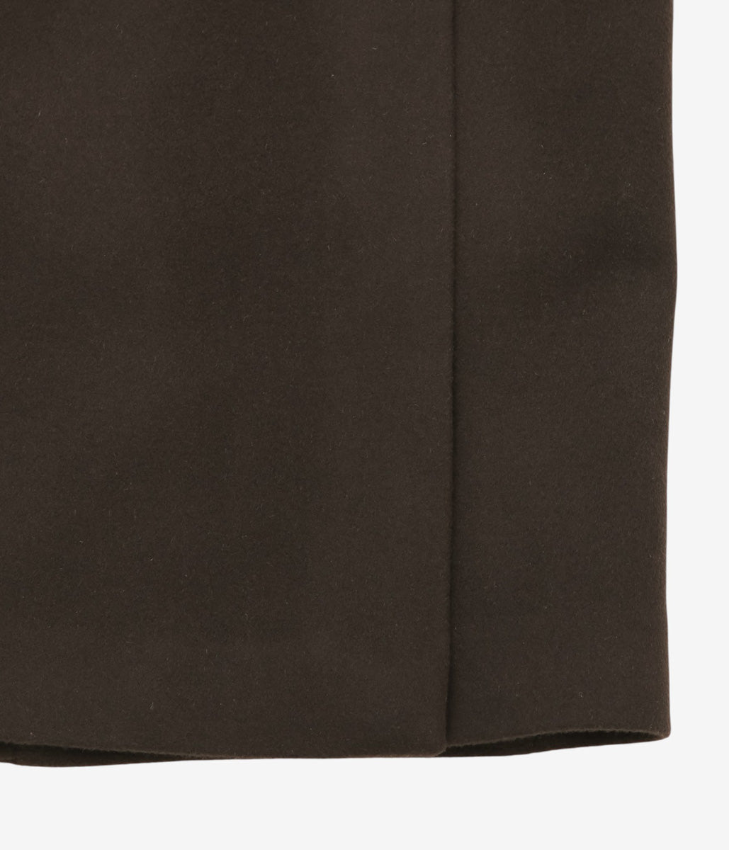 LEA BOBERG ''TP COAT｜JAPANESE SHORT VELOUR'' (DARK BROWN)