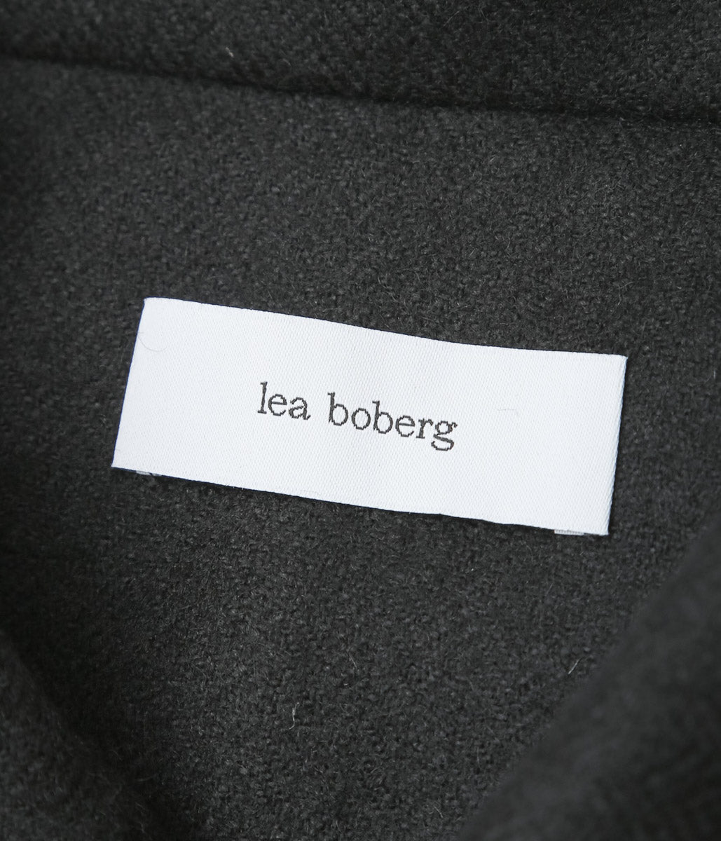 LEA BOBERG ''TP 코트｜MARTON MILLS CHEVIOT 체크'' (블랙)
