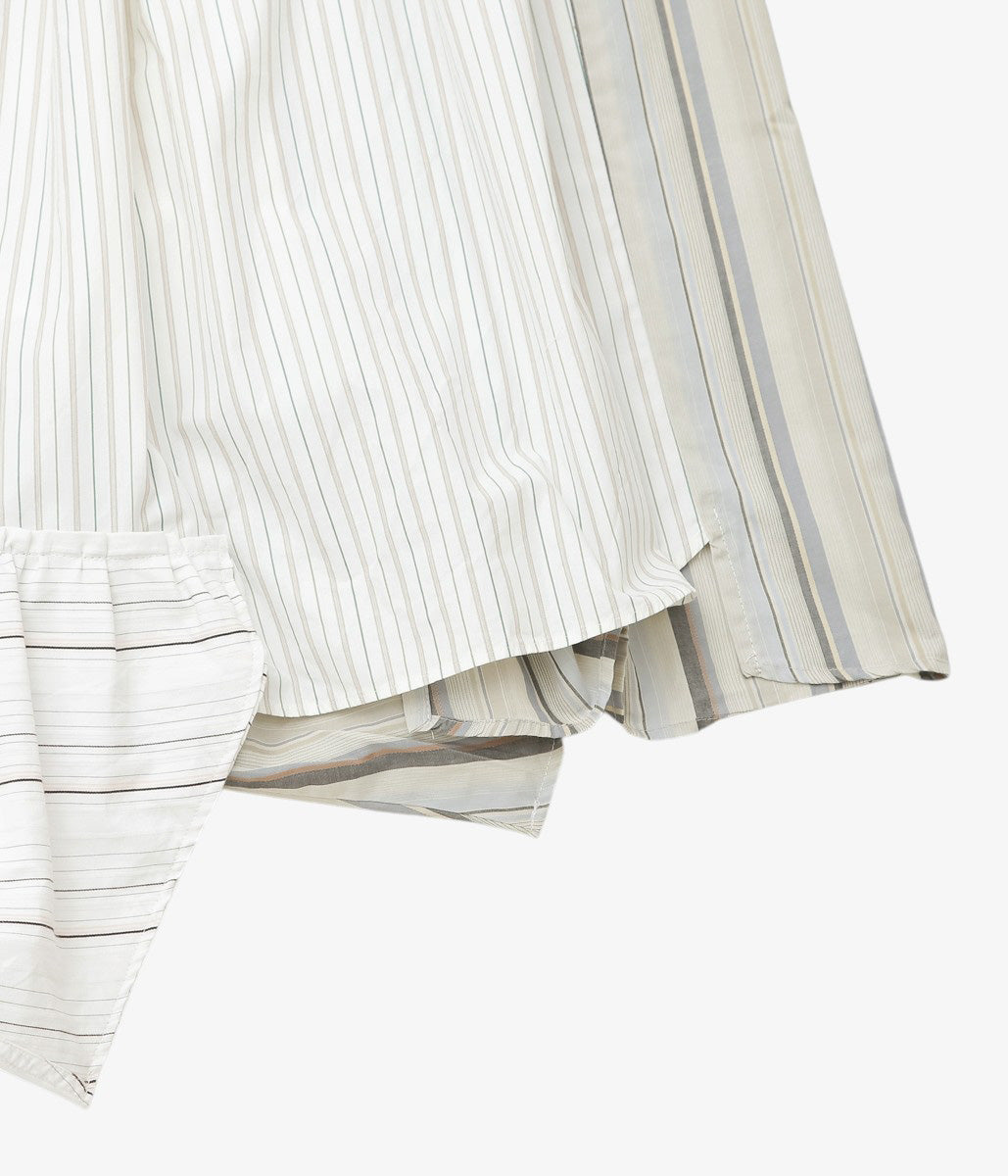 LESSICO FAMILIARE "ANGEL SHIRTS SKIRT" (MIXED STRIPES /1)