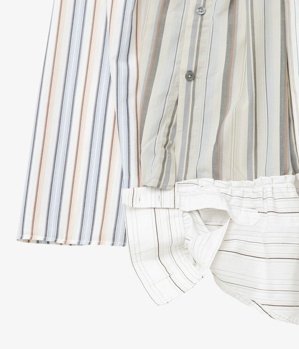 LESSICO FAMILIARE "ANGEL SHIRTS SKIRT" (MIXED STRIPES /1)