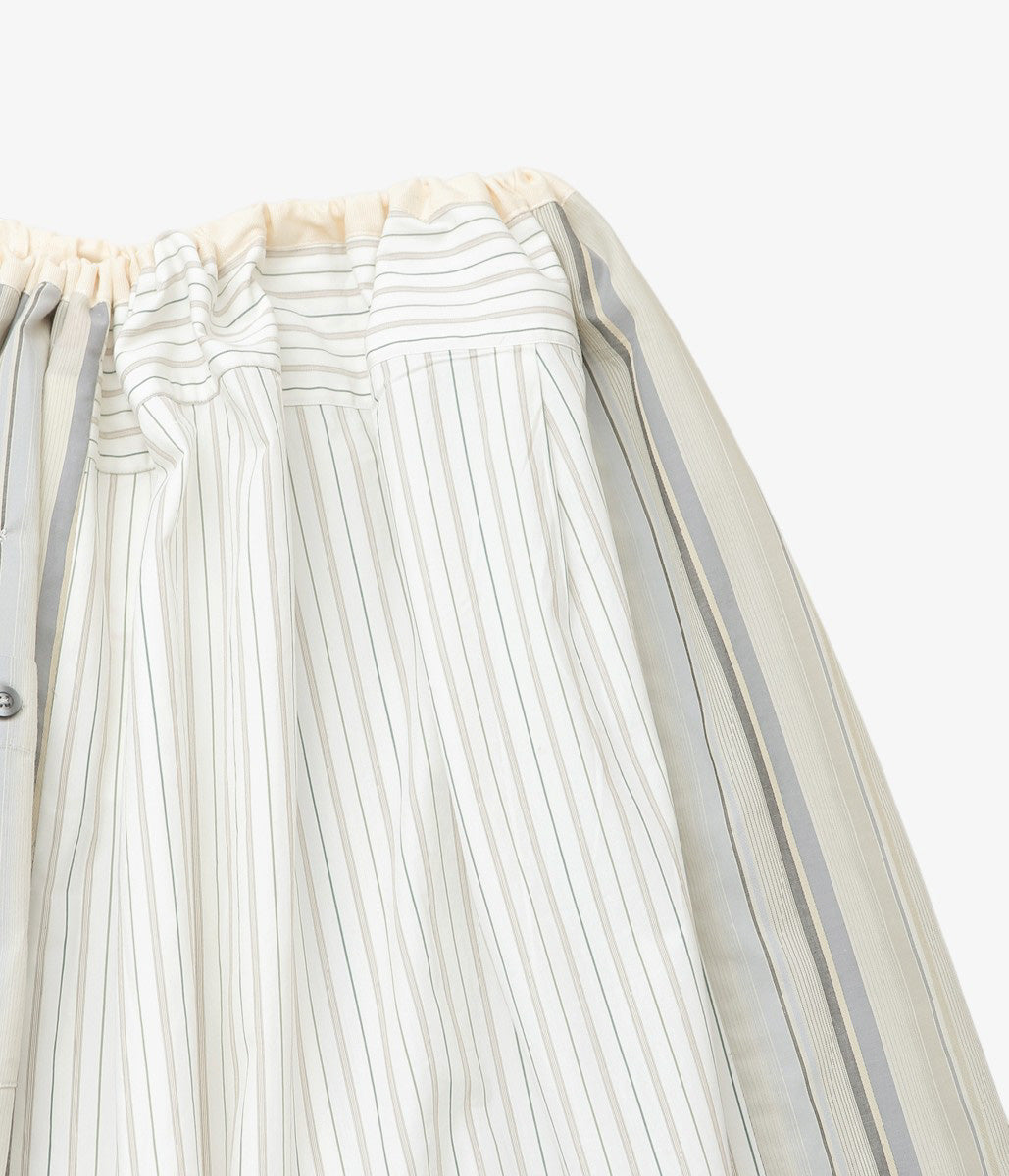 LESSICO FAMILIARE "ANGEL SHIRTS SKIRT" (MIXED STRIPES /1)