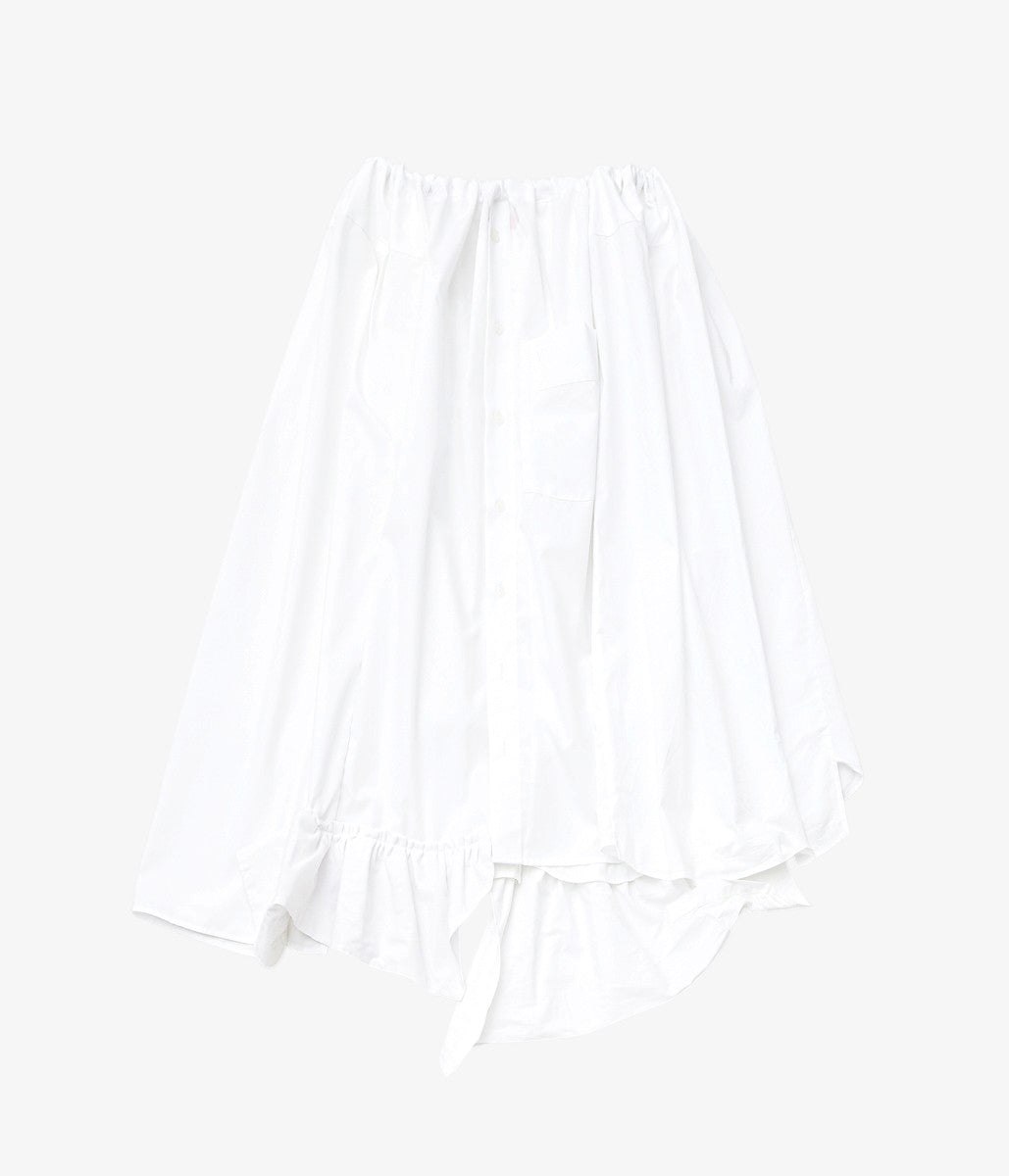 LESSICO FAMILIARE ''ANGEL SHIRTS SKIRT'' (MIXED WHITES /1)