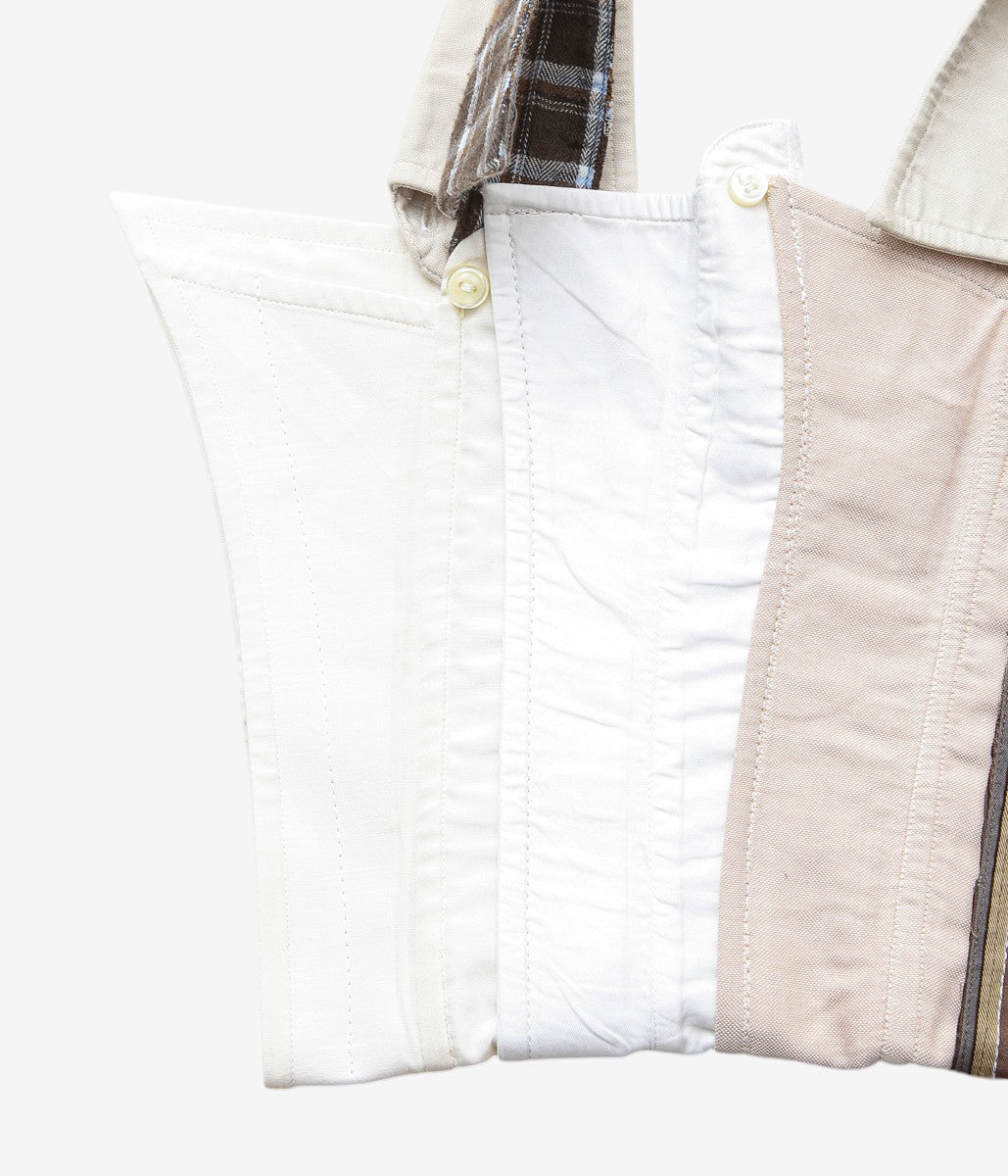 LESSICO FAMILIARE ''COLLARS BAG'' (BEIGE BROWN TONE /4)