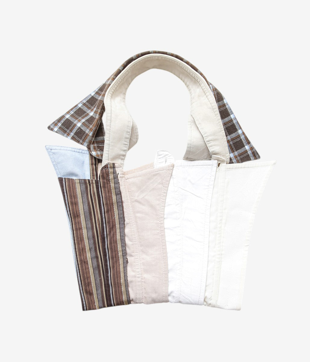 LESSICO FAMILIARE ''COLLARS BAG'' (BEIGE BROWN TONE /4)
