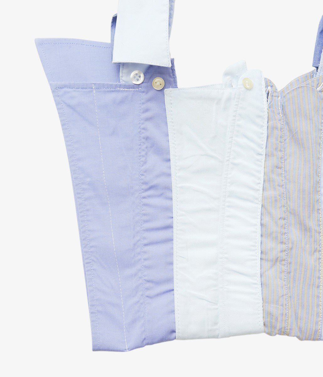 LESSICO FAMILIARE ''COLLARS BAG'' (BLUE TONE /1)