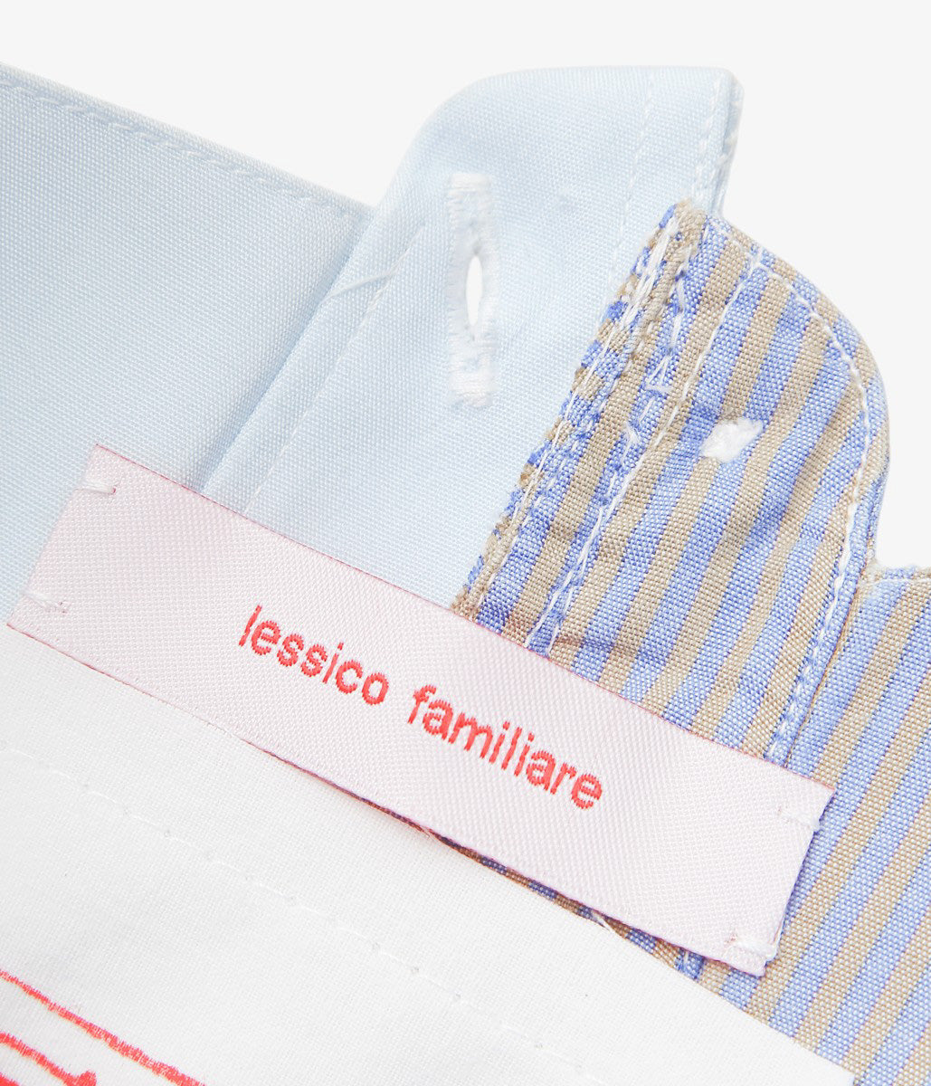 LESSICO FAMILIARE ''COLLARS BAG'' (BLUE TONE /1)