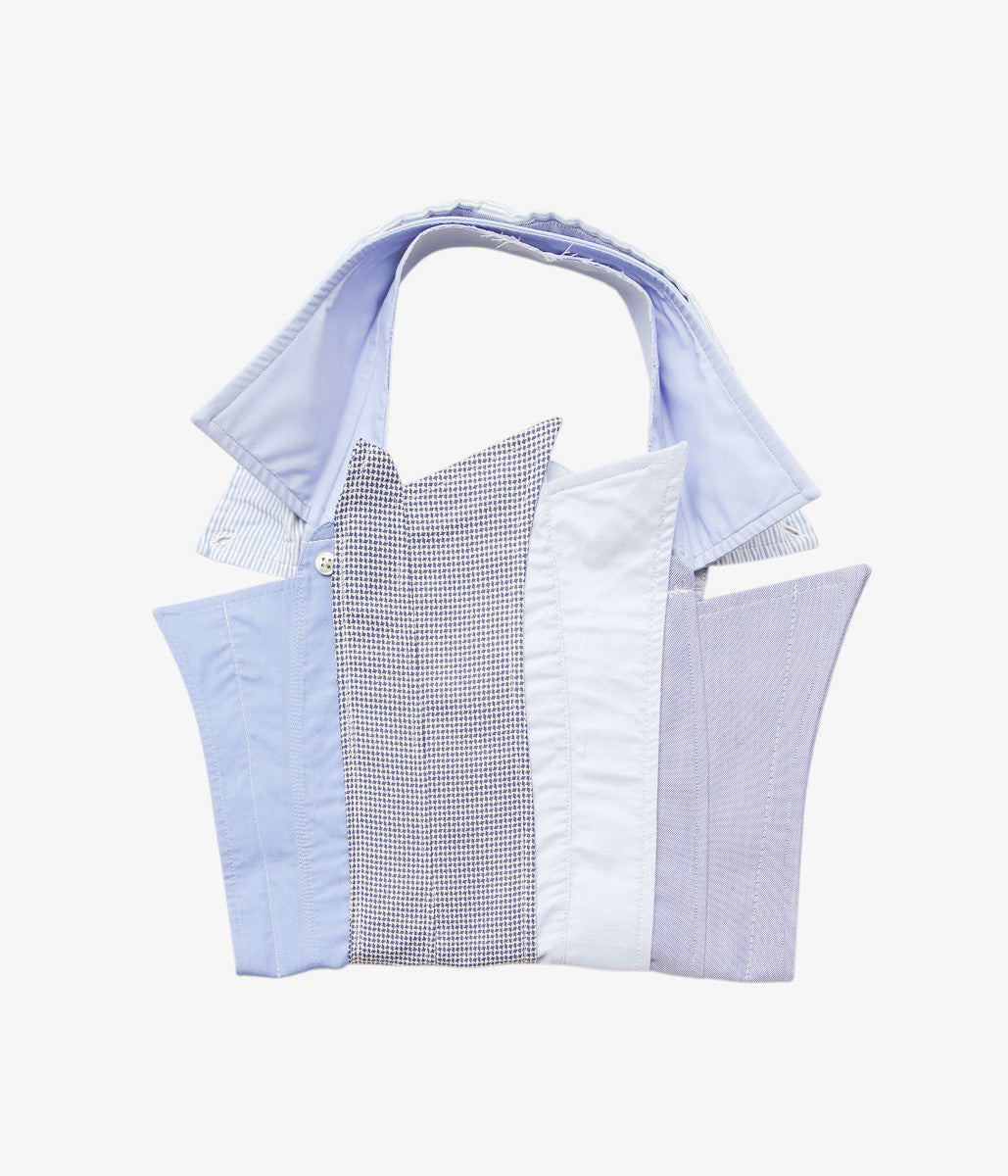 LESSICO FAMILIARE ''COLLARS BAG'' (BLUE TONE /2)
