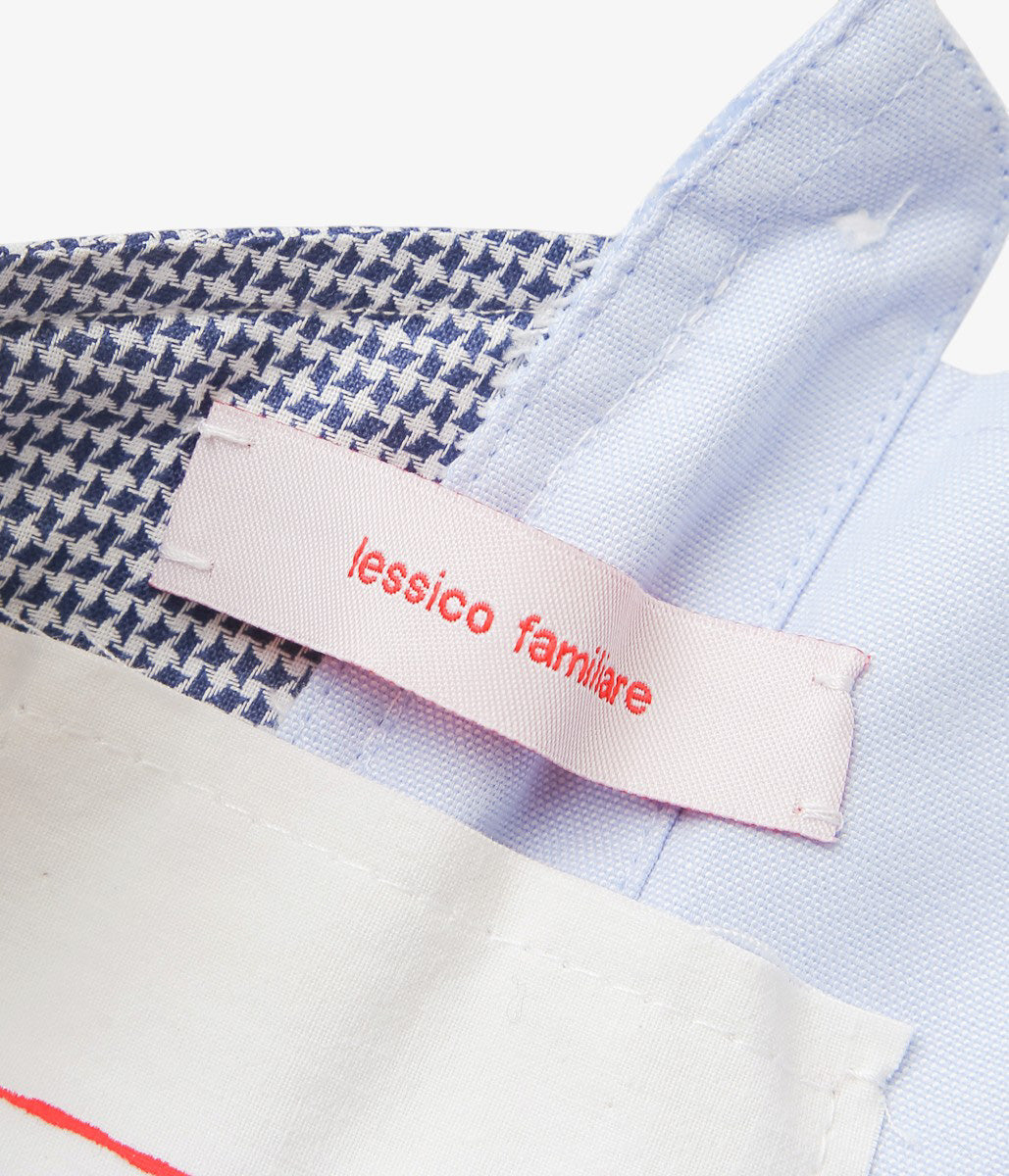 LESSICO FAMILIARE ''COLLARS BAG'' (BLUE TONE /2)