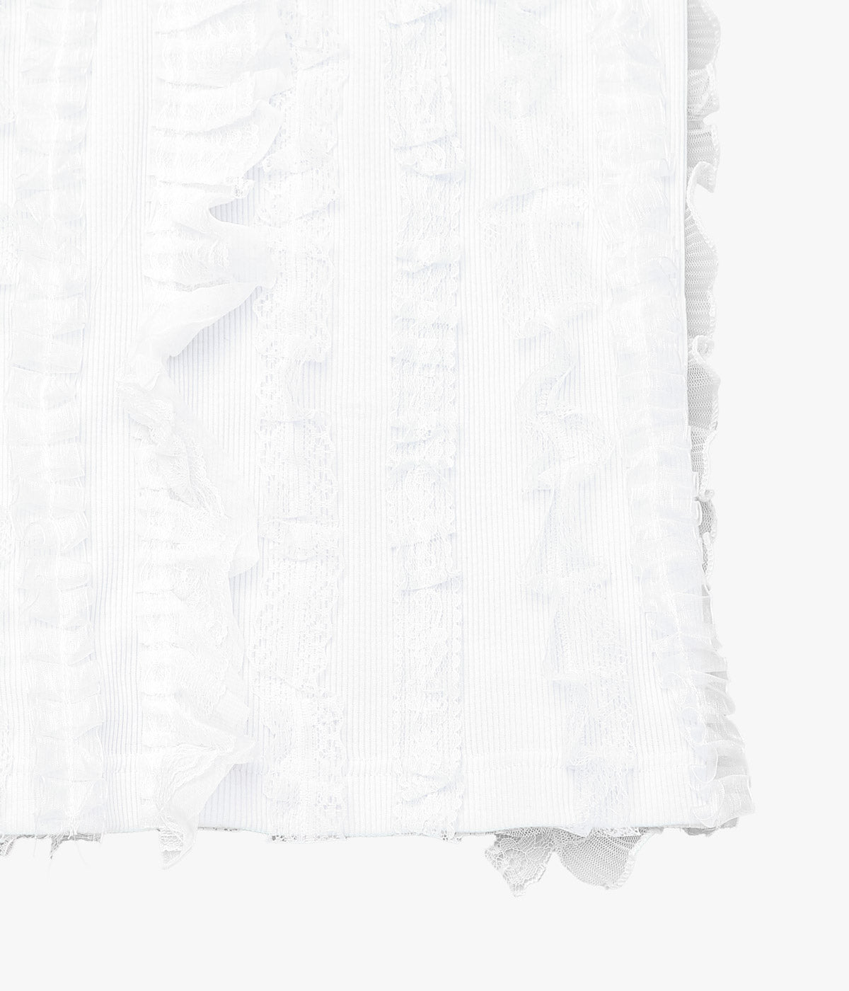 LESSICO FAMILIARE ''RUFFLE TANK'' (WHITE) – THE STORE BY MAIDENS