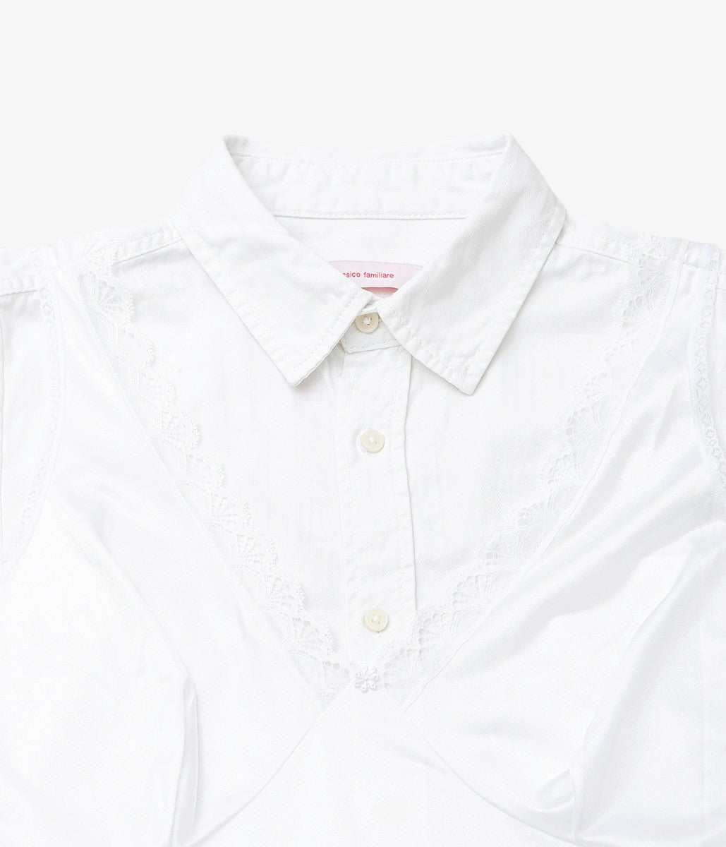LESSICO FAMILIARE ''SLIP SHIRT'' (WHITE /1)