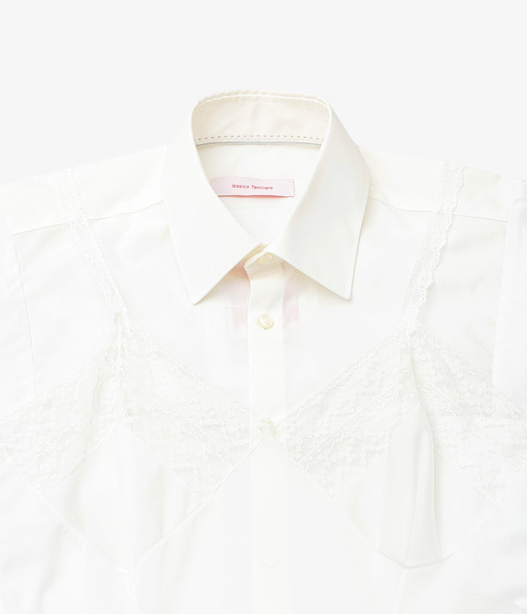 LESSICO FAMILIARE ''SLIP SHIRT'' (WHITE /3)