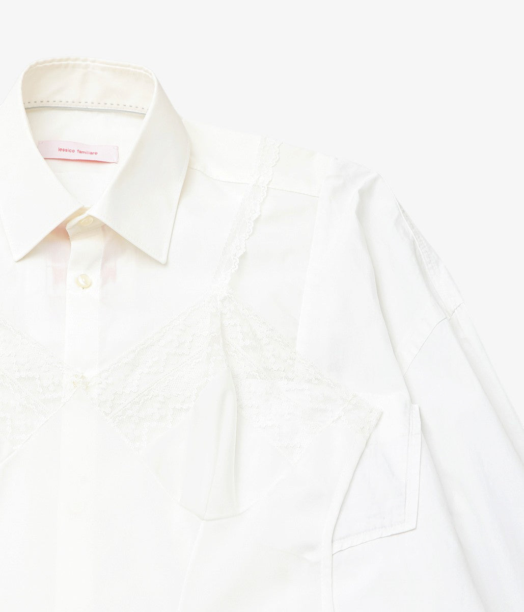LESSICO FAMILIARE ''SLIP SHIRT'' (WHITE /3)