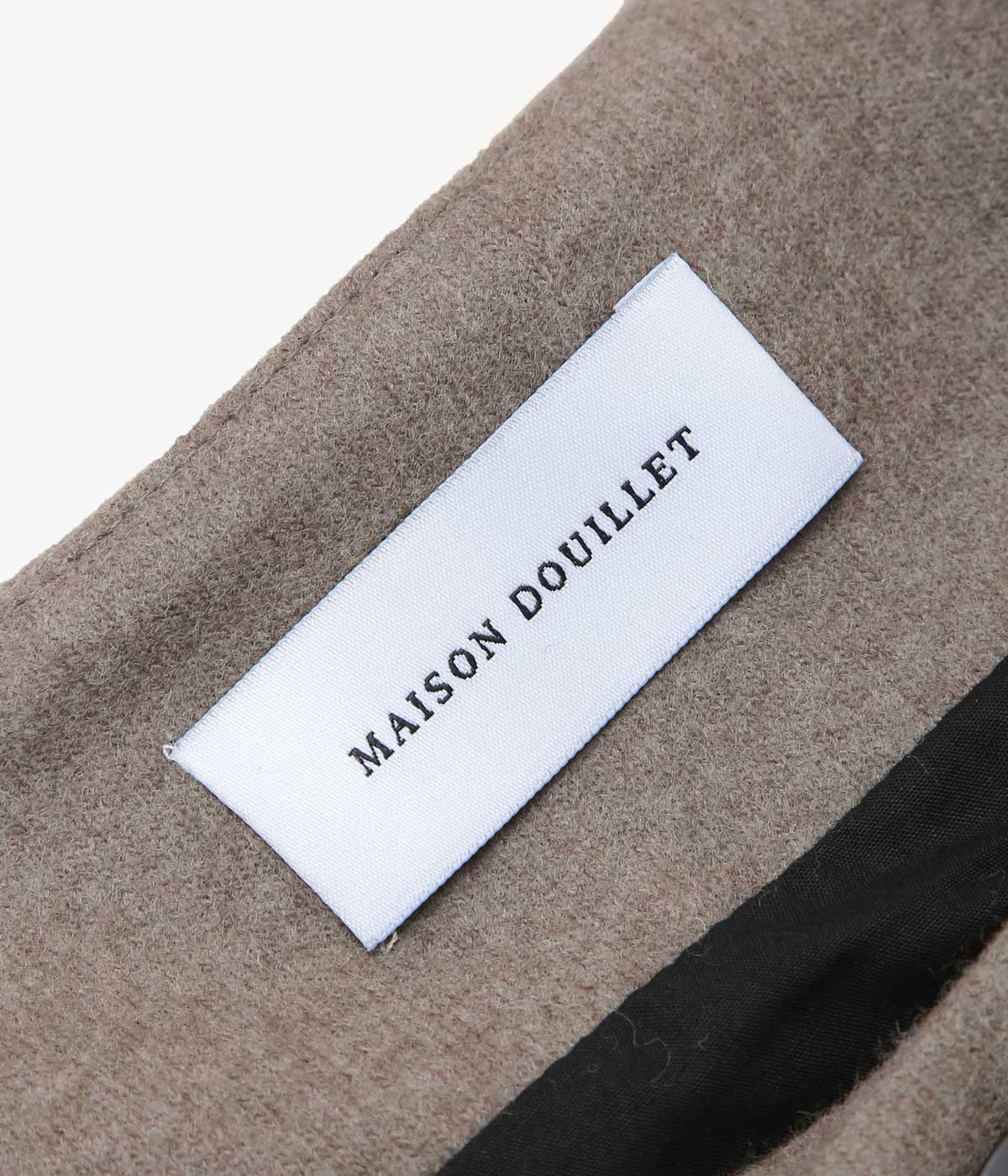 MAISON DOUILLET ''ALP VEST'' (BROWN MELANGE)