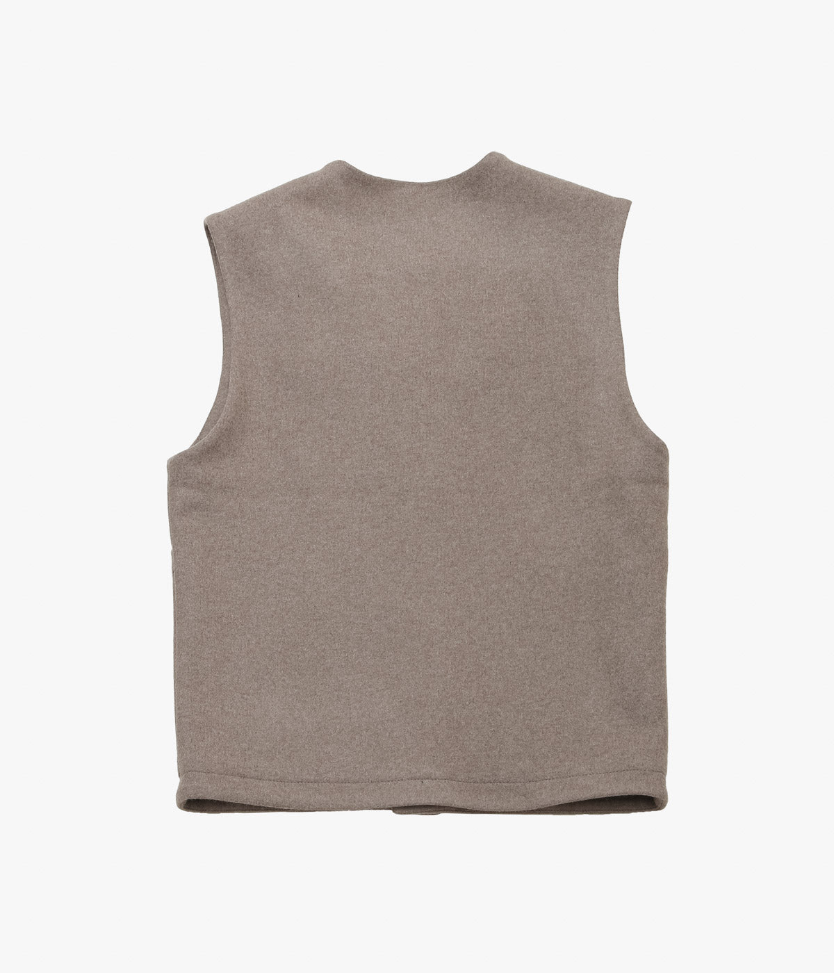 MAISON DOUILLET ''ALP VEST'' (BROWN MELANGE)