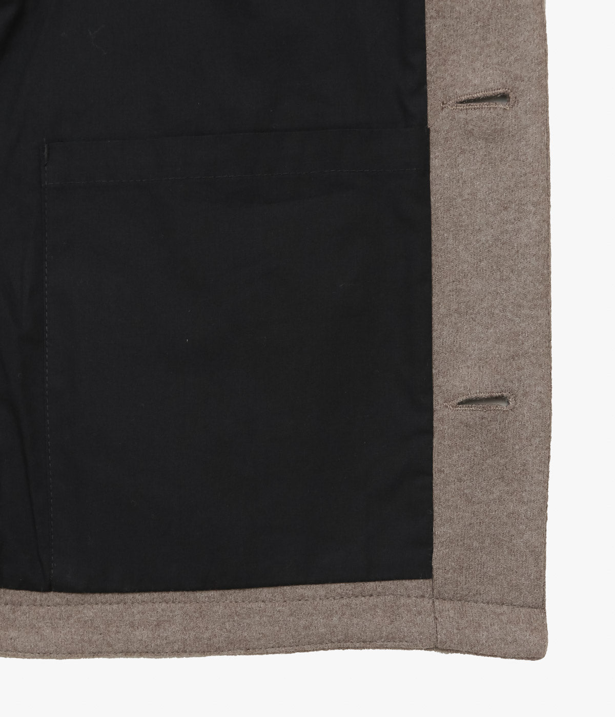 MAISON DOUILLET ''ALP VEST'' (BROWN MELANGE)