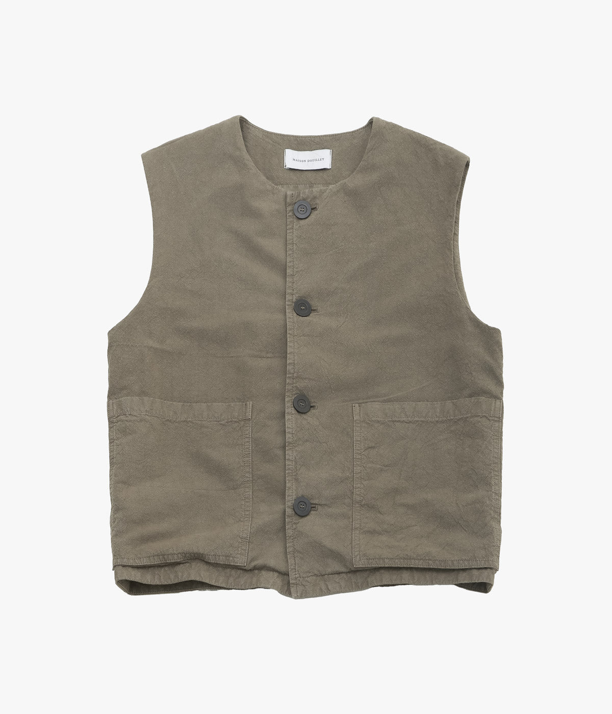 MAISON DOUILLET "GILET DU CLOS" (BROWN OLIVE)