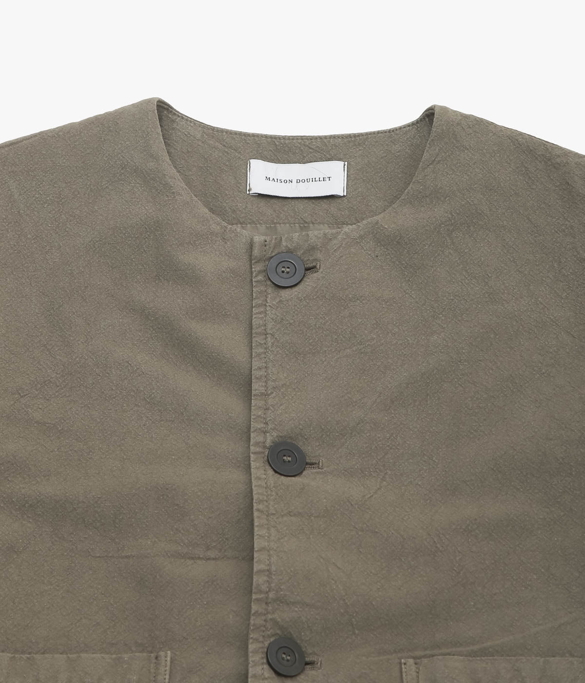 MAISON DOUILLET "GILET DU CLOS" (BROWN OLIVE)
