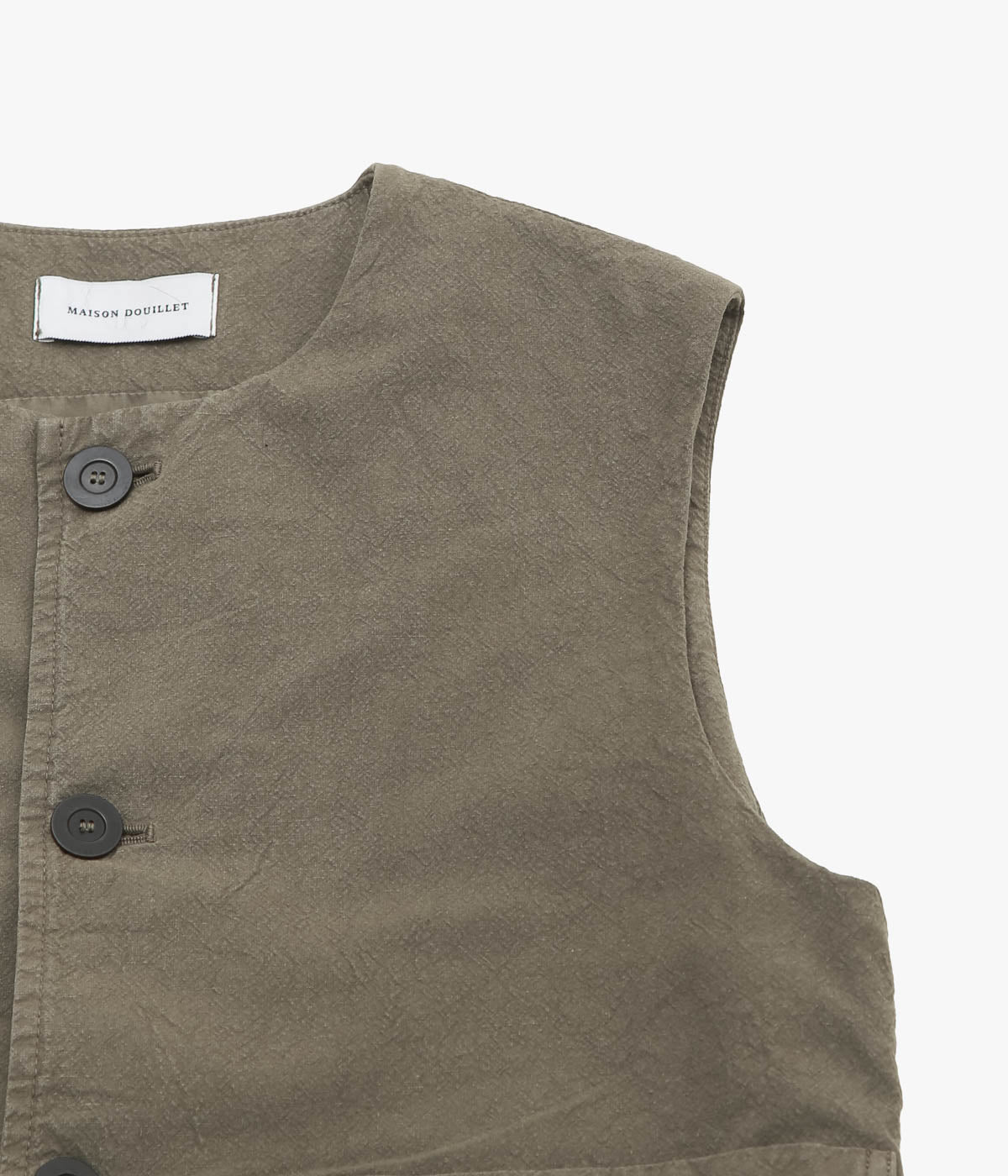 MAISON DOUILLET "GILET DU CLOS" (BROWN OLIVE)