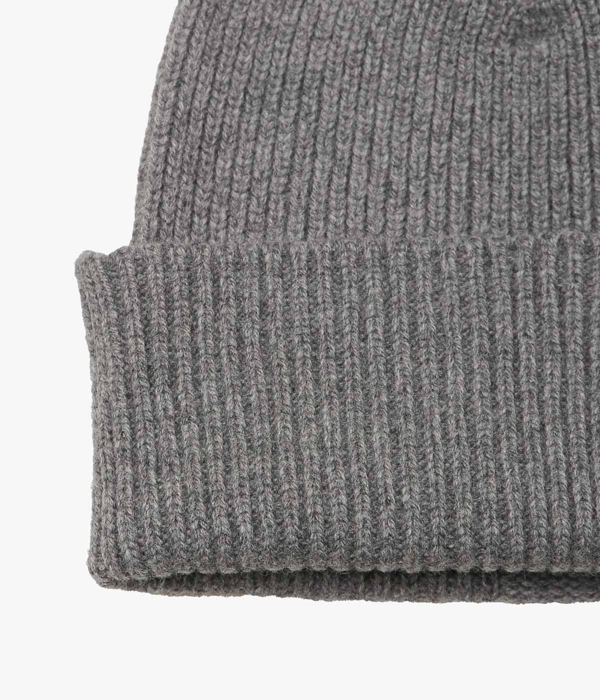 MAISON DOUILLET ``REGENERATED BEANIE'' (ANTHRACITE)