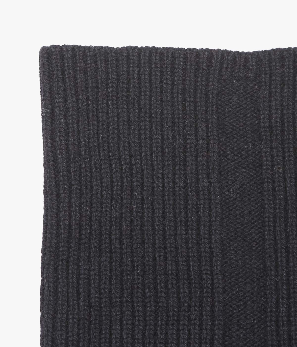 MAISON DOUILLET ``REGENERATED NECKWARMER'' (BLACK)