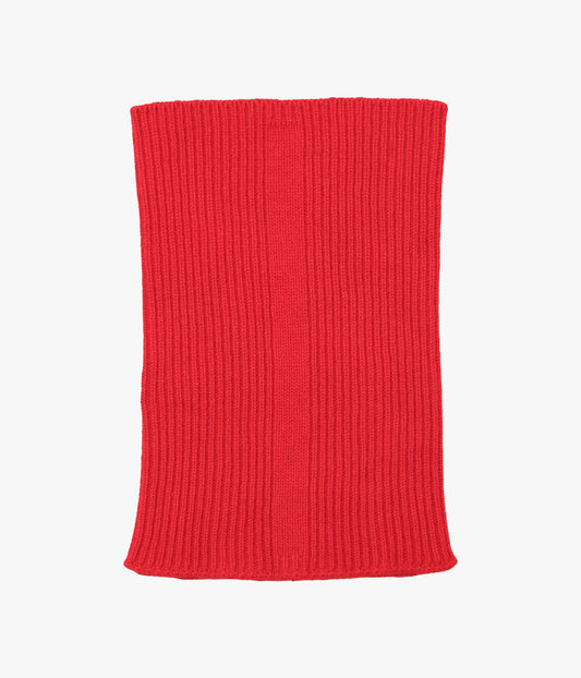 MAISON DOUILLET ``REGENERATED NECKWARMER'' (RED)