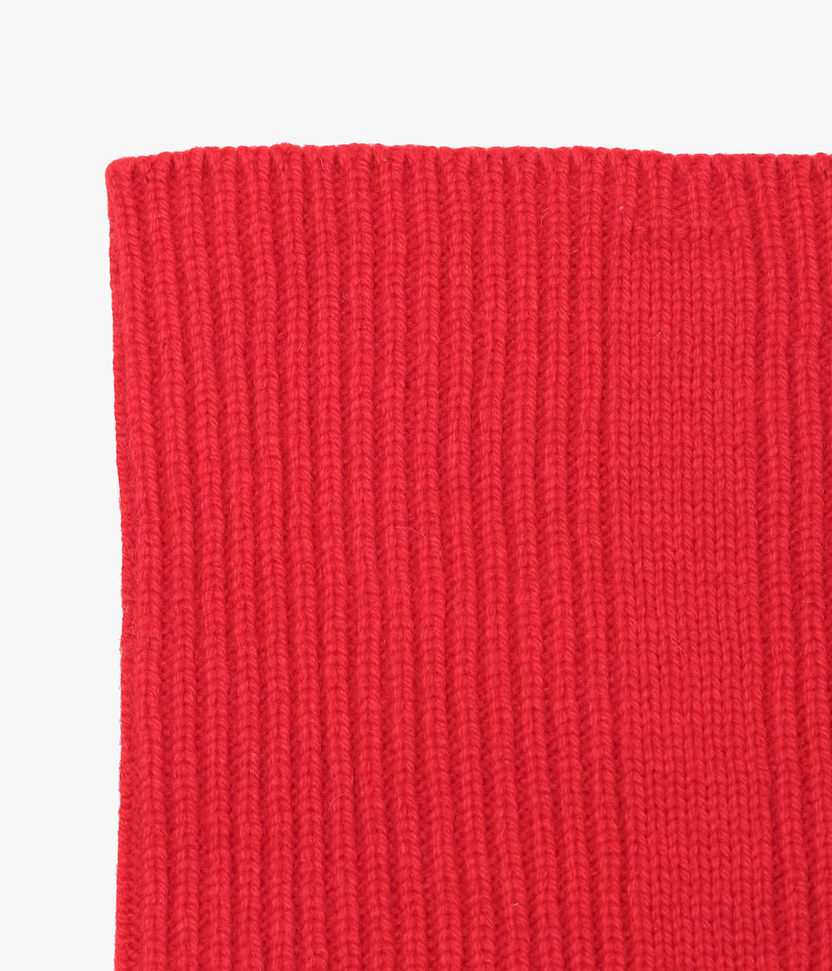 MAISON DOUILLET ``REGENERATED NECKWARMER'' (RED)