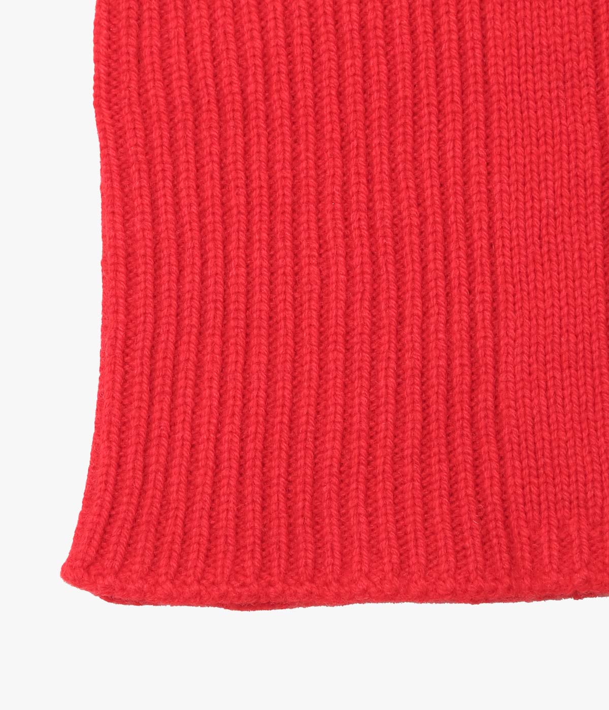 MAISON DOUILLET ``REGENERATED NECKWARMER'' (RED)