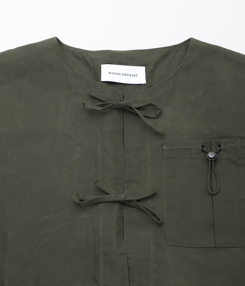 MAISON DOUILLET ''THE FOREST VEST'' (FOREST GREEN)