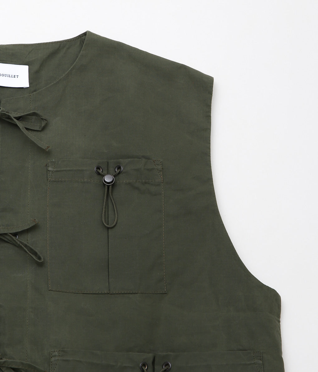 MAISON DOUILLET 'THE FOREST VEST' (FOREST GREEN)