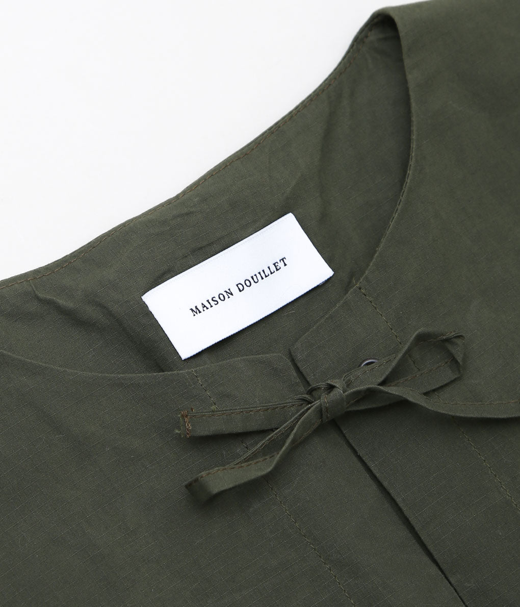 MAISON DOUILLET ''THE FOREST VEST'' (FOREST GREEN)