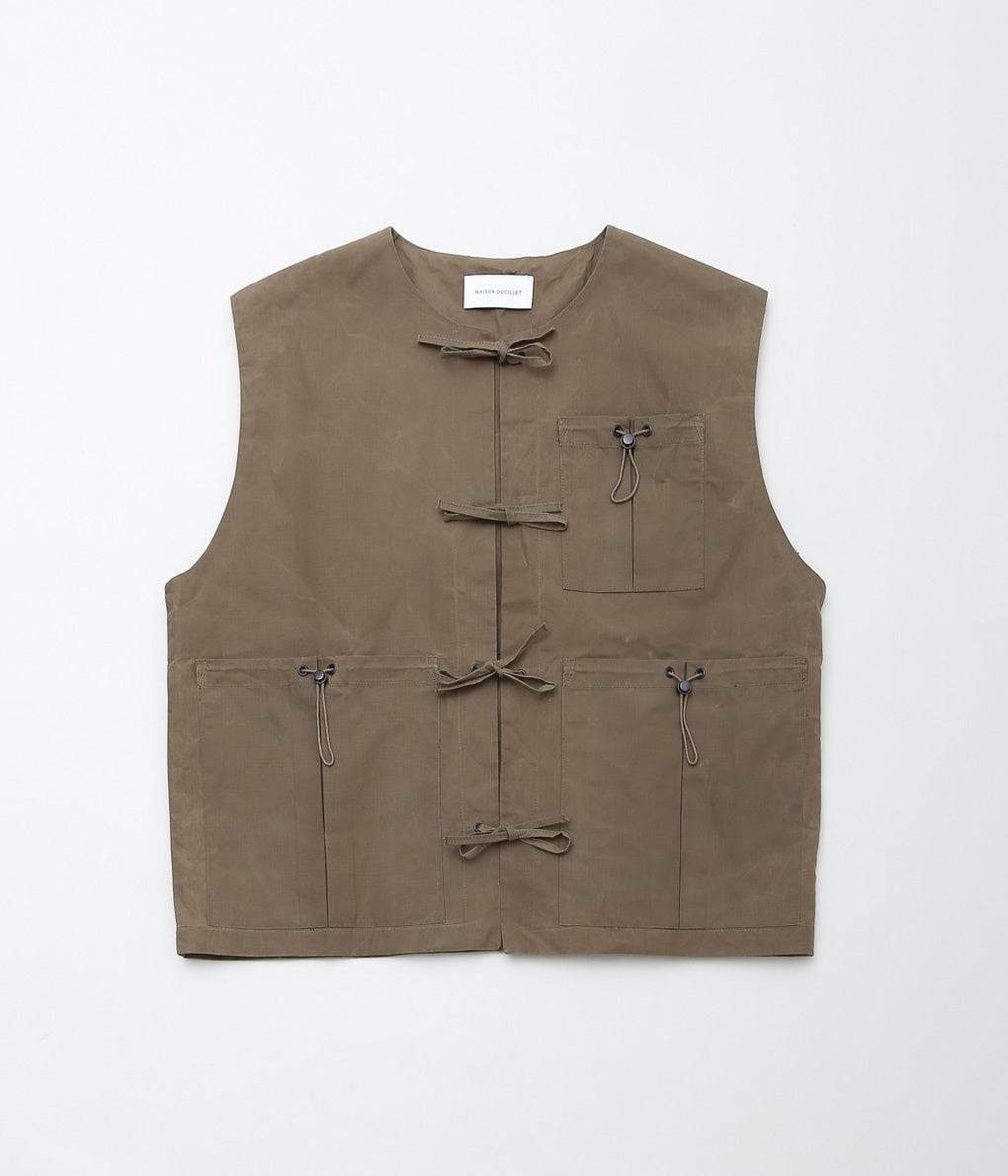 MAISON DOUILLET ''THE FOREST VEST''(BROWN)