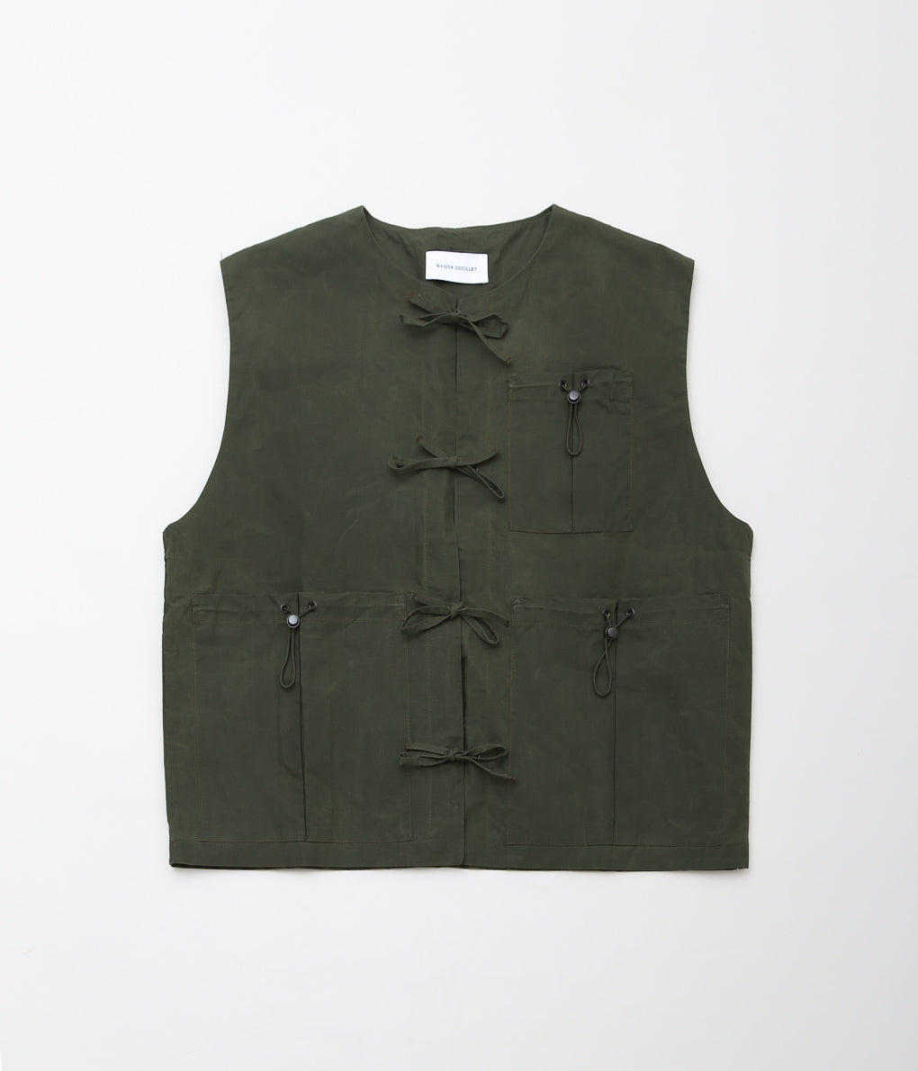 MAISON DOUILLET 'THE FOREST VEST' (FOREST GREEN)