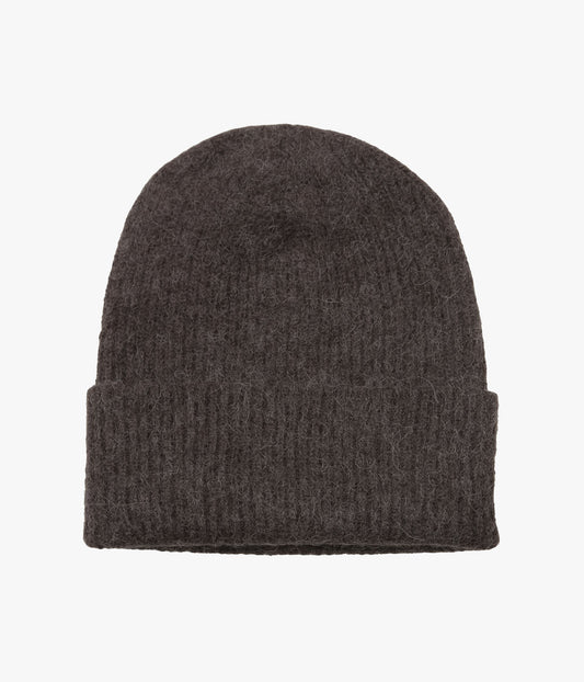 MAISON DOUILLET ''THE HAMLET BEANIE'' (DEEP TAUPE)