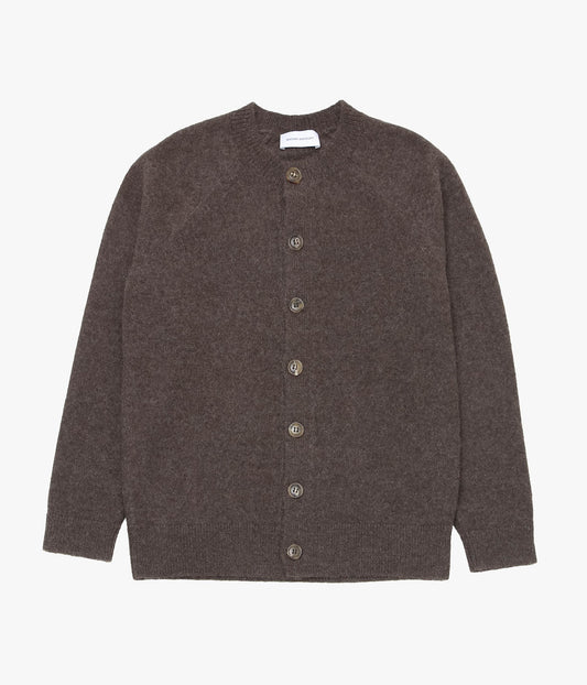 MAISON DOUILLET ''THE HAMLET CARDIGAN'' (DEEP TAUPE)