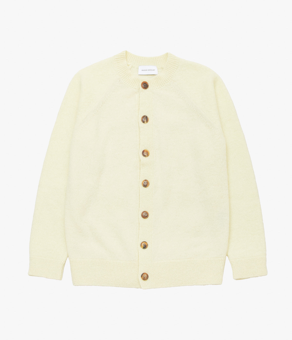 MAISON DOUILLET ''THE HAMLET CARDIGAN'' (LIGHT YELLOW)