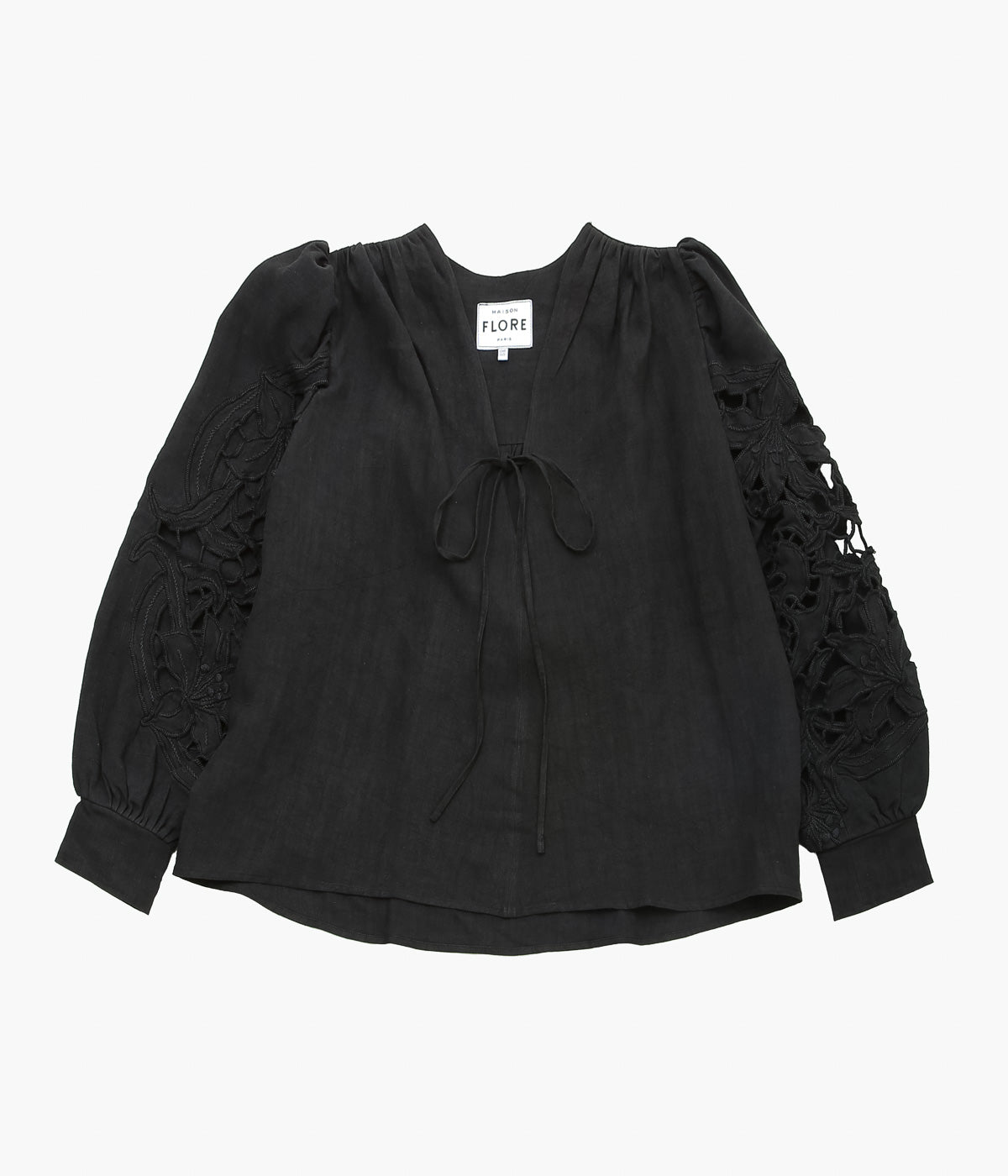 MAISON FLORE ''BLEUET BLOUSE'' (BLACK 2)