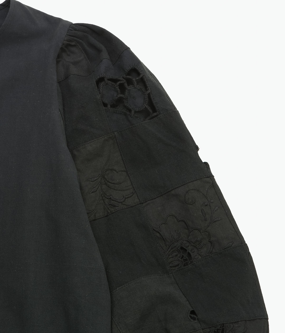 MAISON FLORE ''CAMELIA TOP'' (BLACK 1)