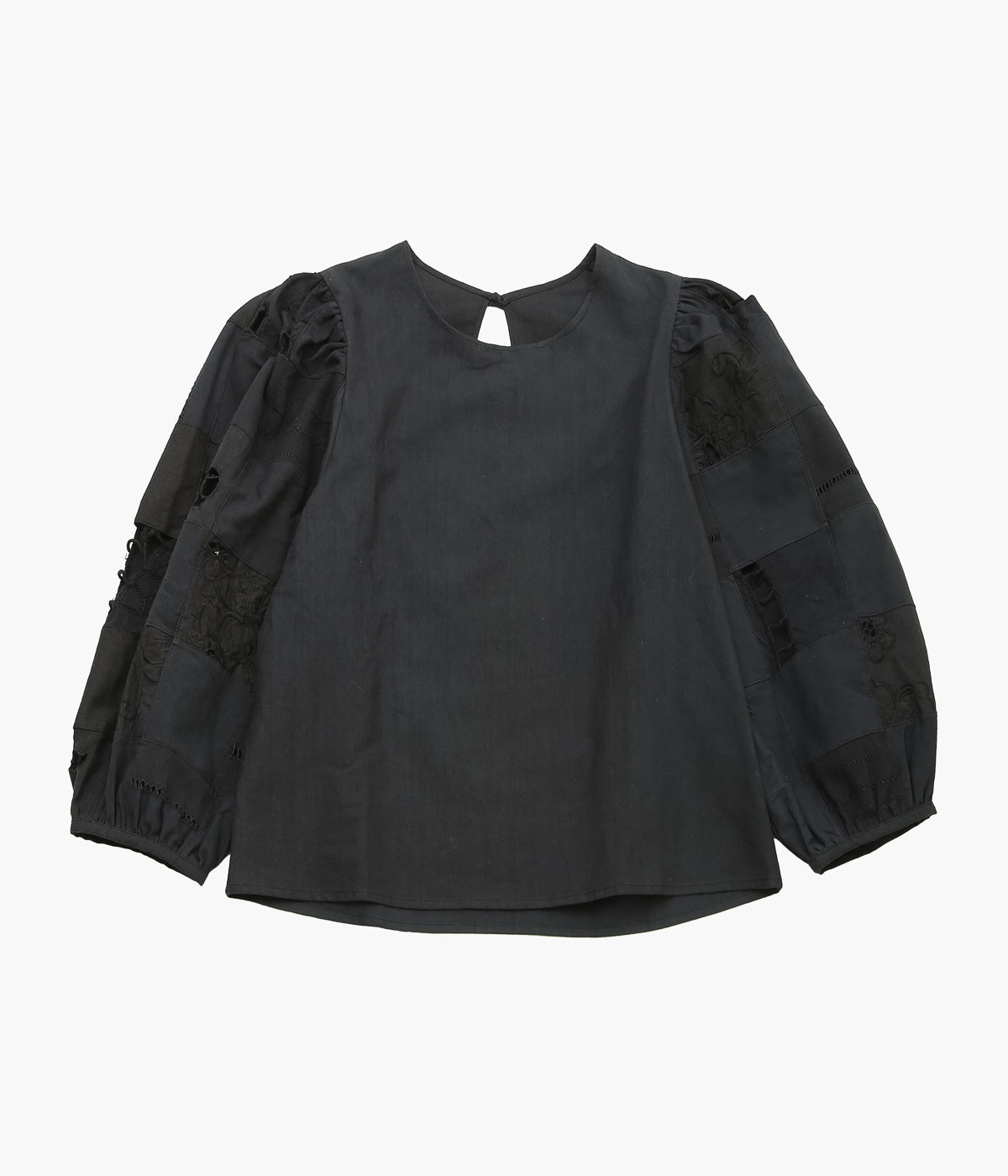 MAISON FLORE ''CAMELIA TOP'' (BLACK 2)