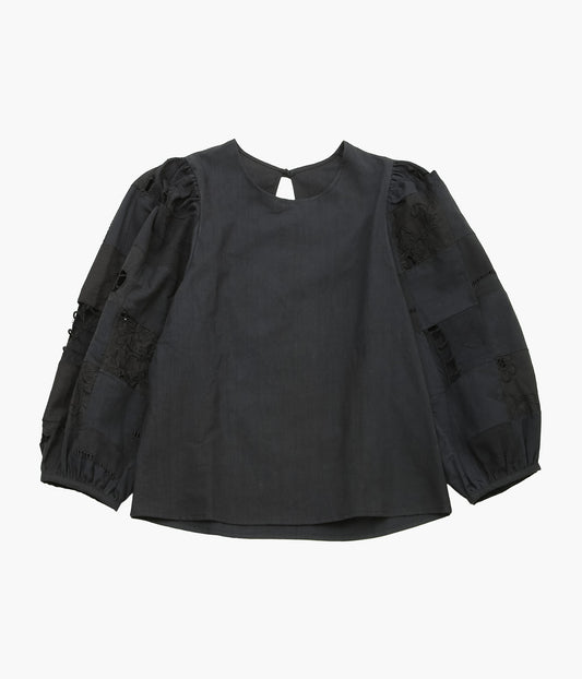 MAISON FLORE ''CAMELIA TOP'' (BLACK 2)