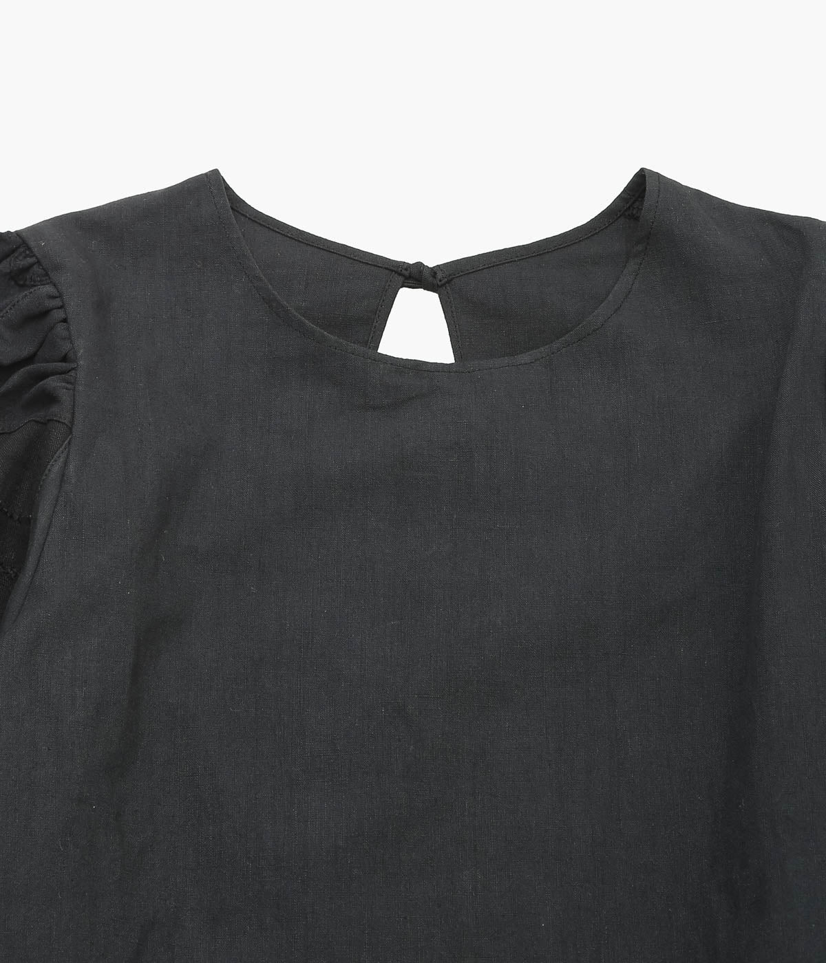 MAISON FLORE ''CAMELIA TOP'' (BLACK 2)