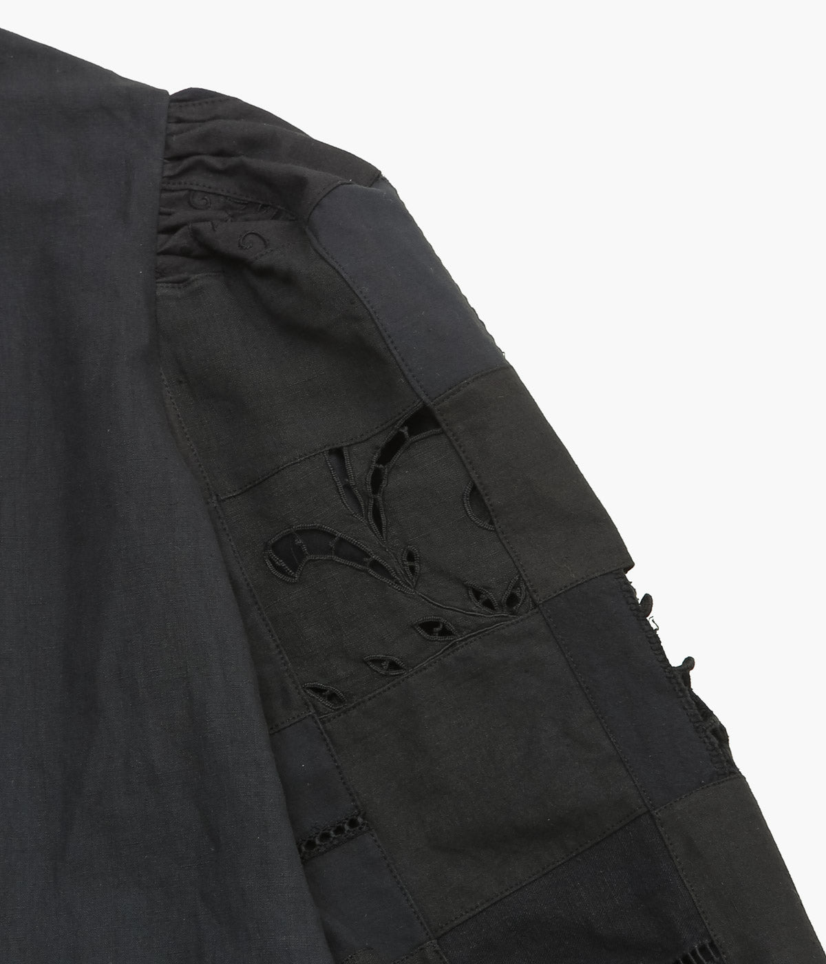 MAISON FLORE ''CAMELIA TOP'' (BLACK 2)