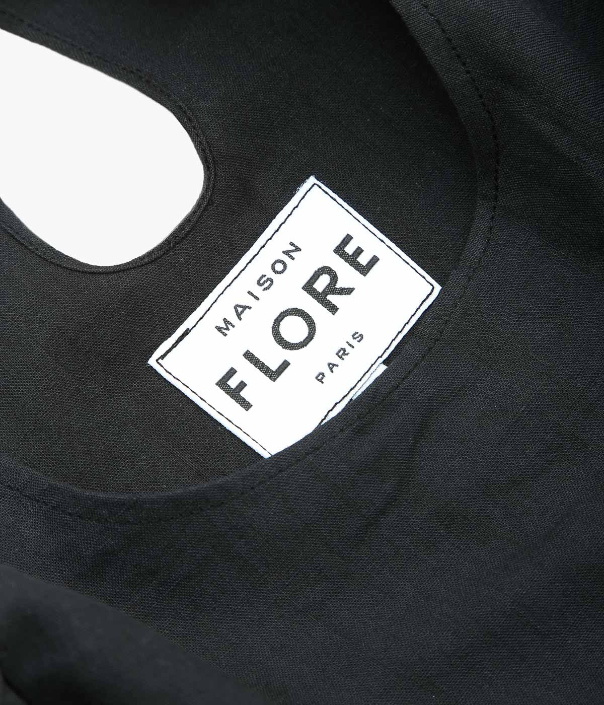 MAISON FLORE ''CAMELIA TOP'' (BLACK 2)