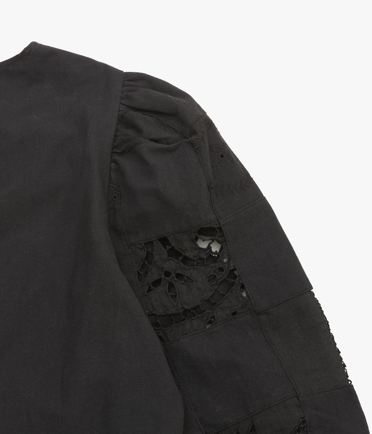 MAISON FLORE ''CAMELIA TOP'' (BLACK 5)