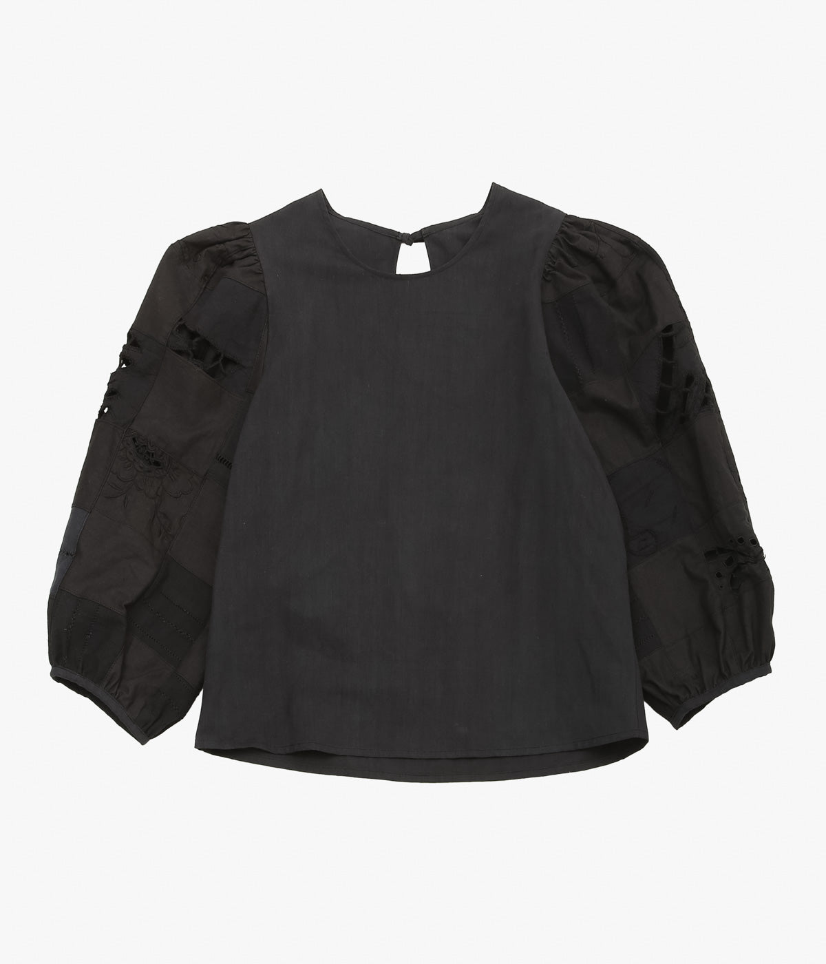 MAISON FLORE ''CAMELIA TOP'' (BLACK 7)