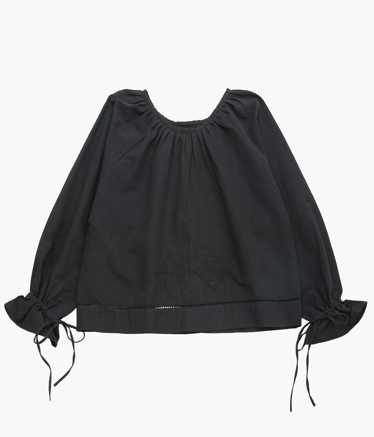 MAISON FLORE ''LILAS BLOUSE'' (BLACK 1)