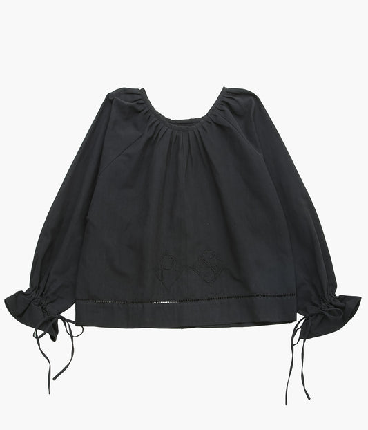 MAISON FLORE ``LILAS BLOUSE'' (BLACK 1)