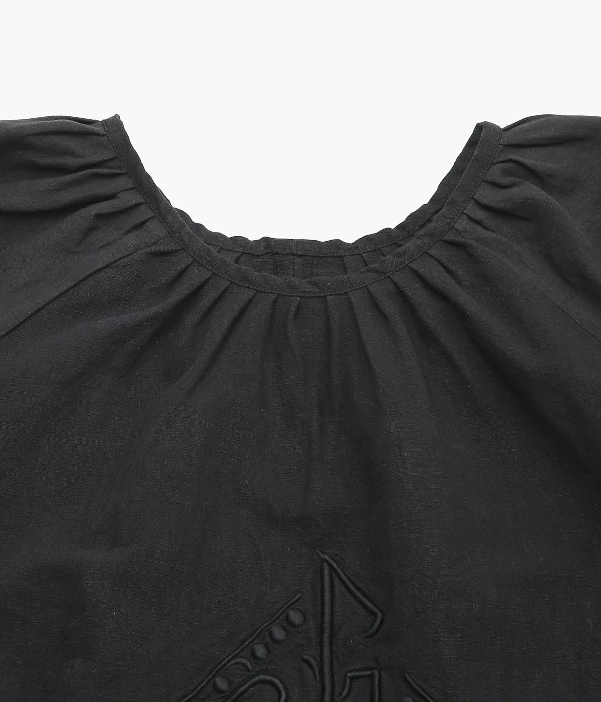 MAISON FLORE ''LILAS BLOUSE'' (BLACK 3)