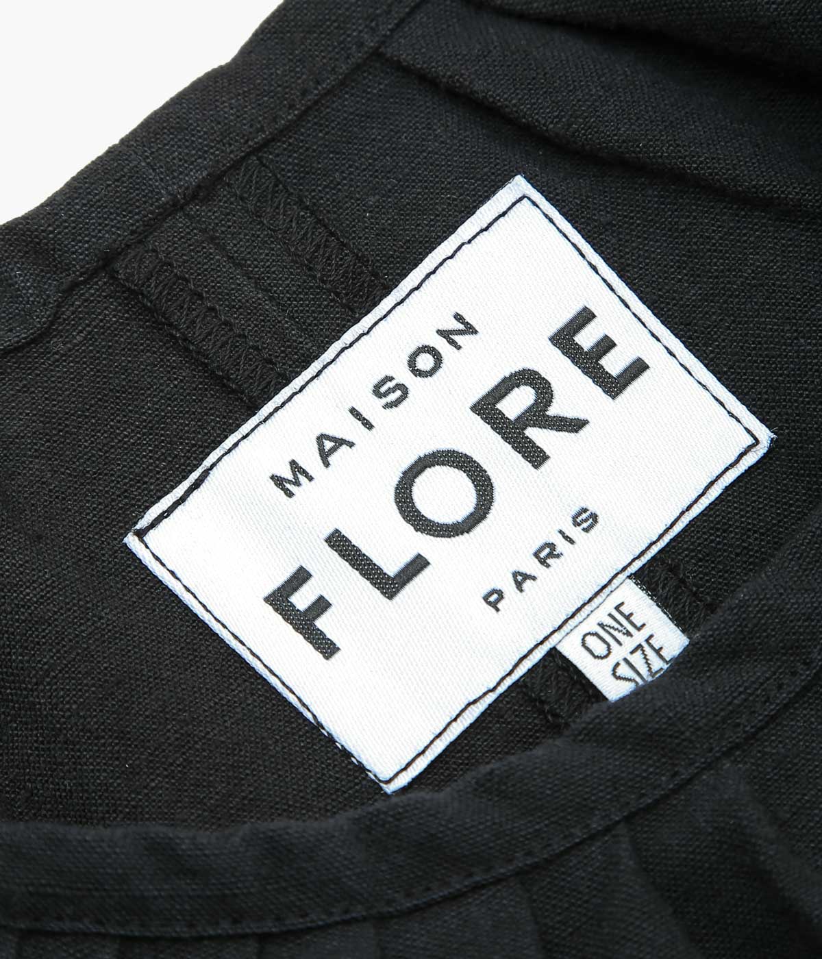 MAISON FLORE ''LILAS BLOUSE'' (BLACK 3)