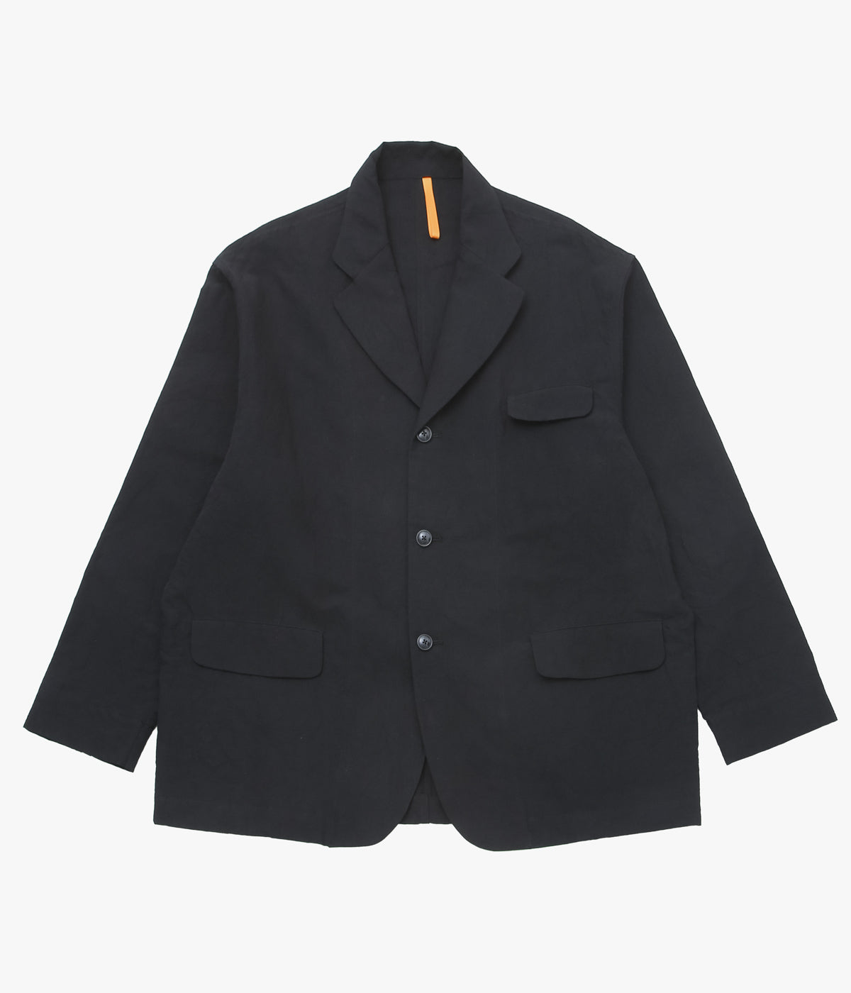 MAN-TLE "BIG BLAZER" (BLACK LINEN)