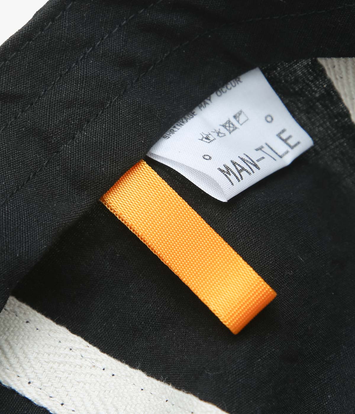 MAN-TLE ''DEEP CAP'' (BLACK LINEN)